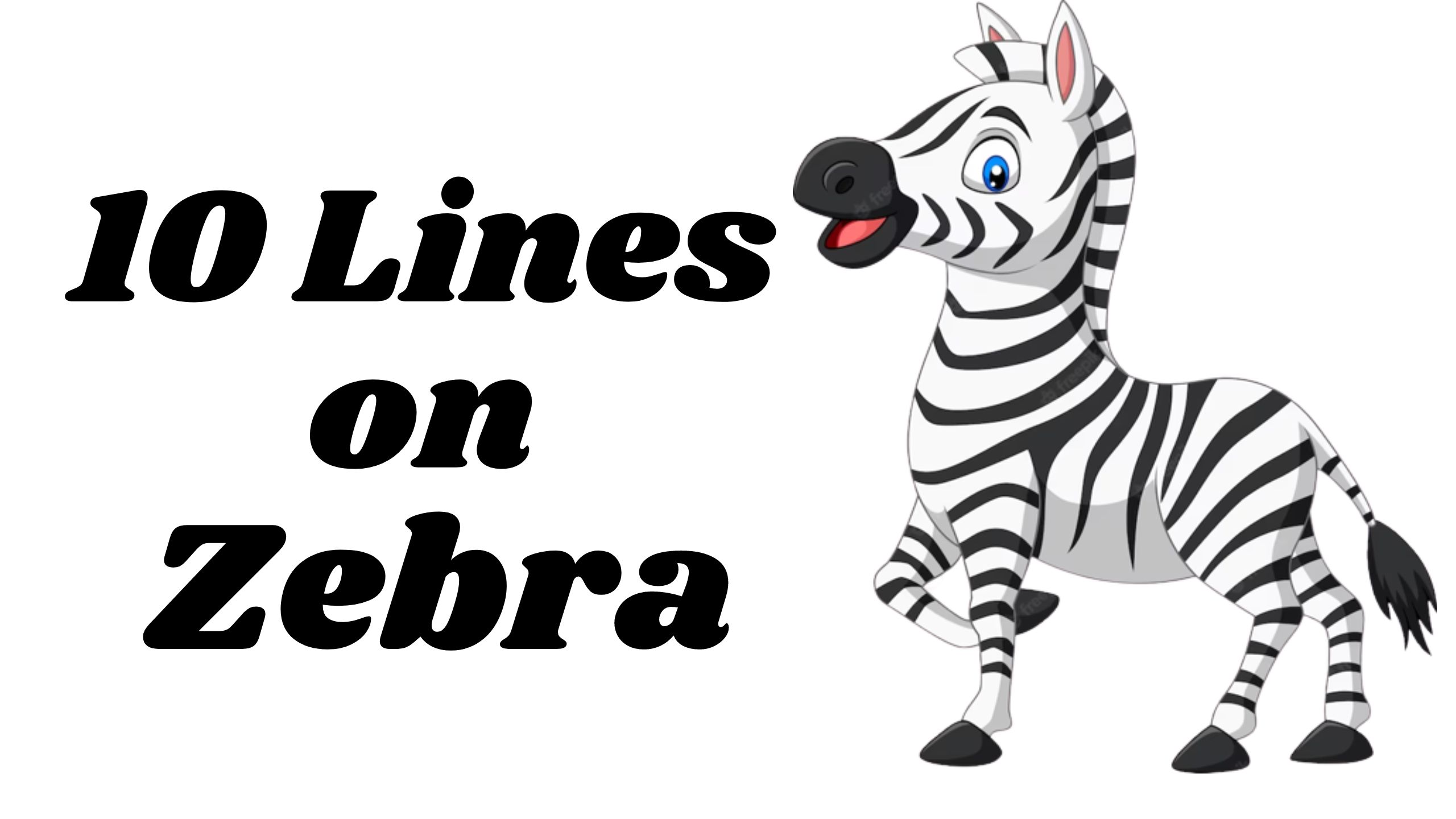 10 Lines on Zebra