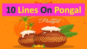 10 Lines on Pongal