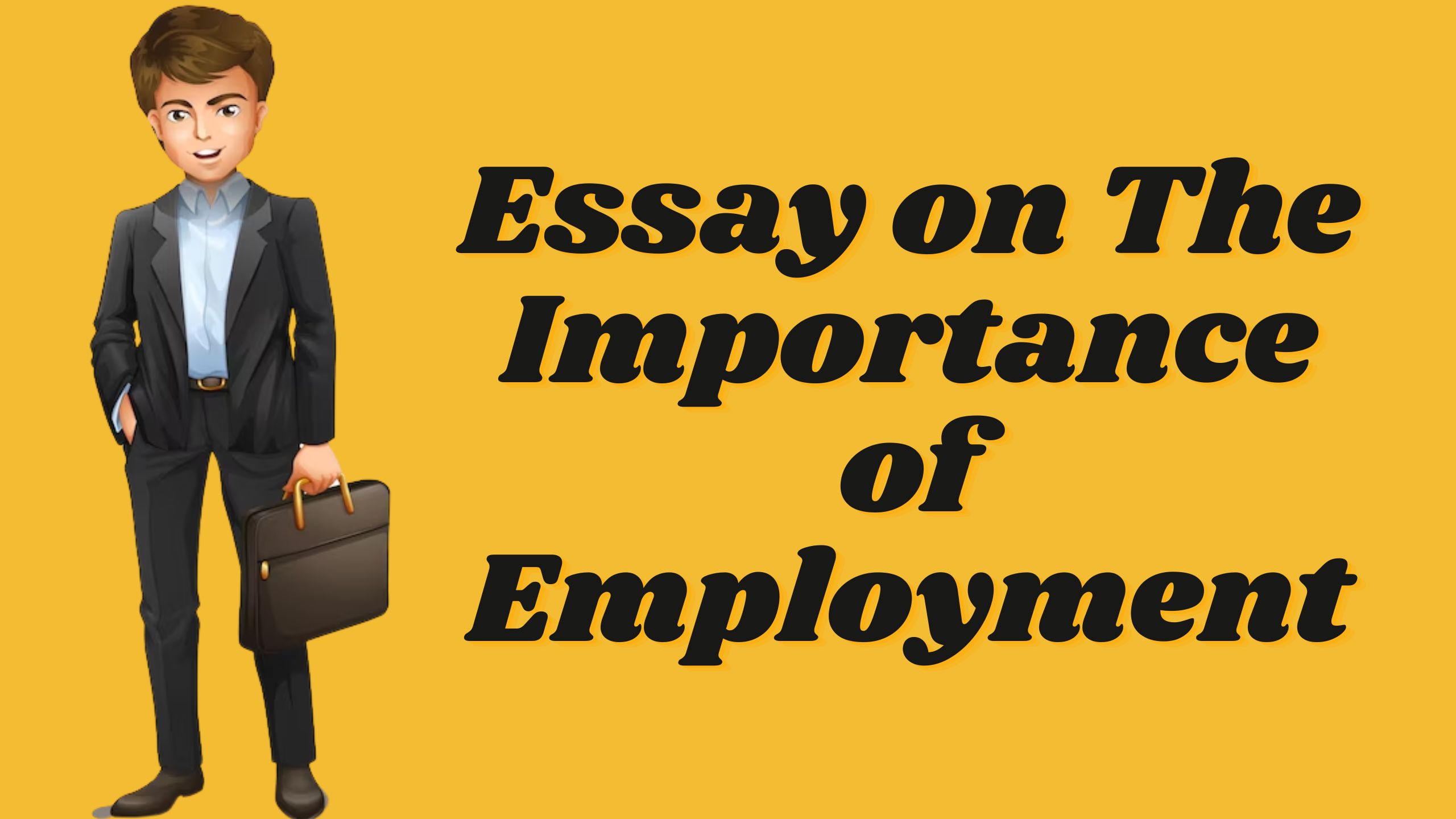 short essay on employment