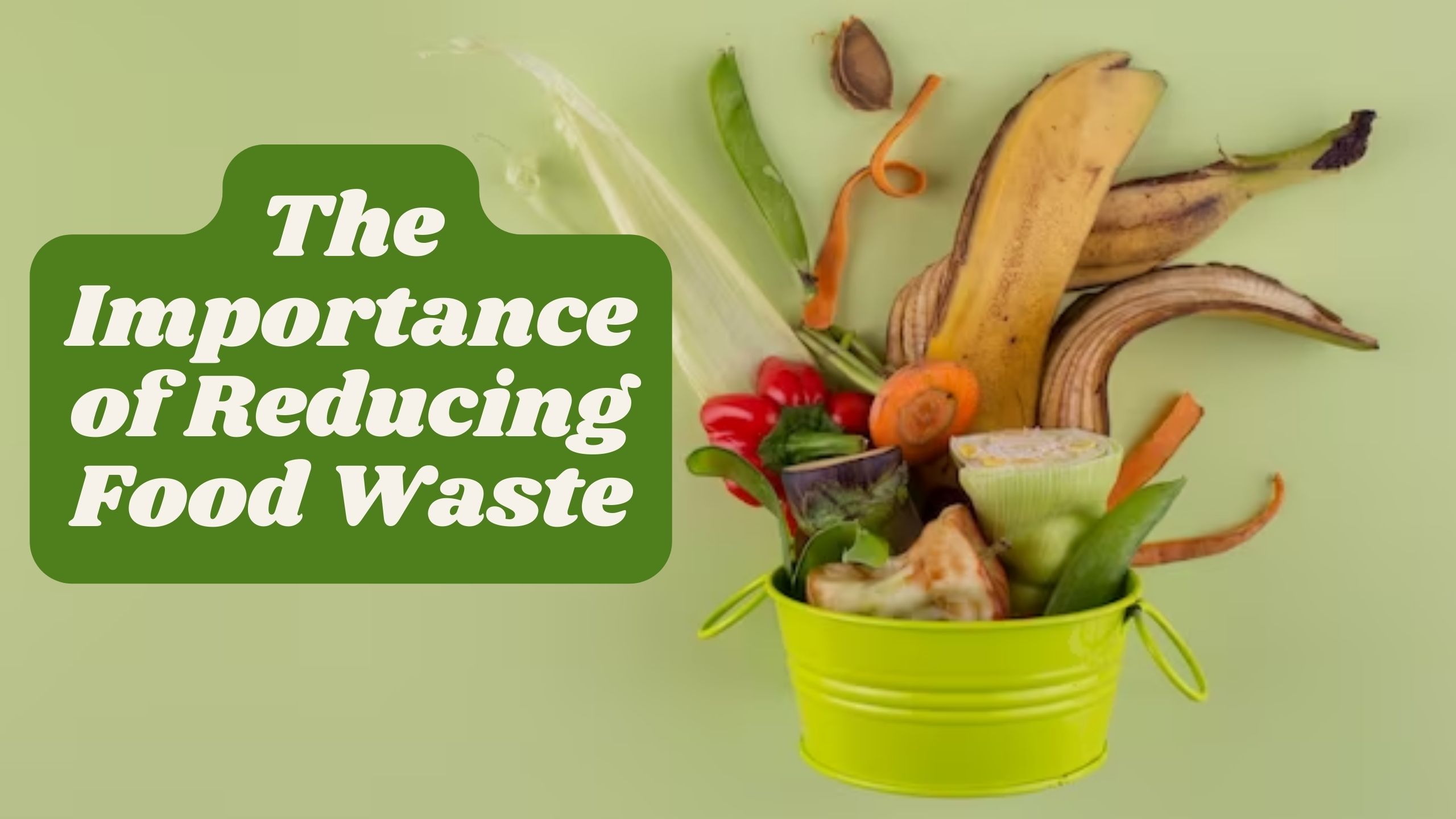 Essay on The Importance of Reducing Food Waste