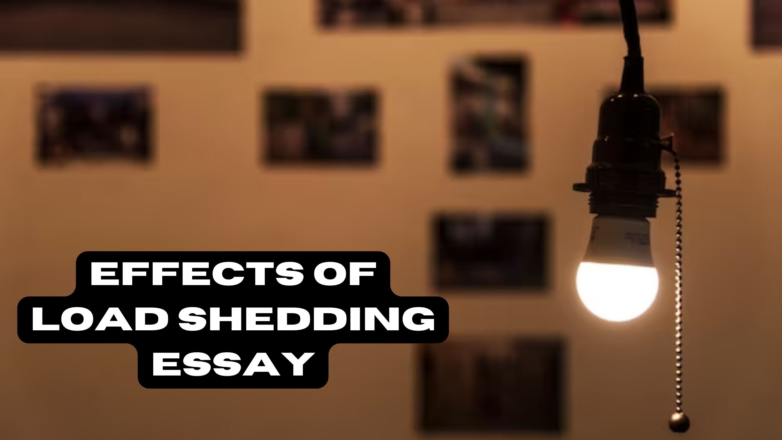 effects of load shedding essay