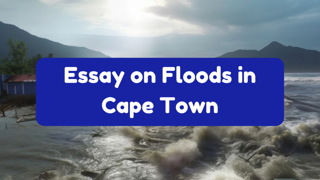 Essay on Floods in Cape Town